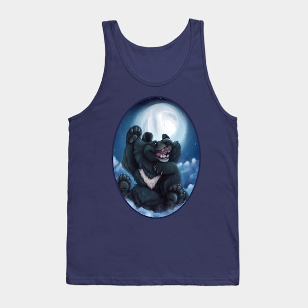 Bye Bye Moon Bear Tank Top by TaksArt